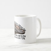 K ist für Komodo Dragon Kaffeetasse (VorderseiteRechts)