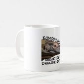 K ist für Komodo Dragon Kaffeetasse (Vorderseite Links)
