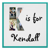 K ist für Name Poster (Vorderseite)