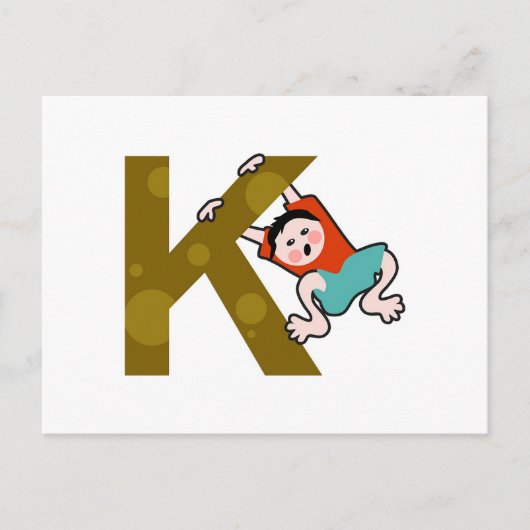 K ist für postkarte (Vorderseite)