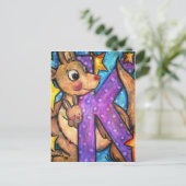 K ist Kangaroo Postkarte (Stehend Vorderseite)
