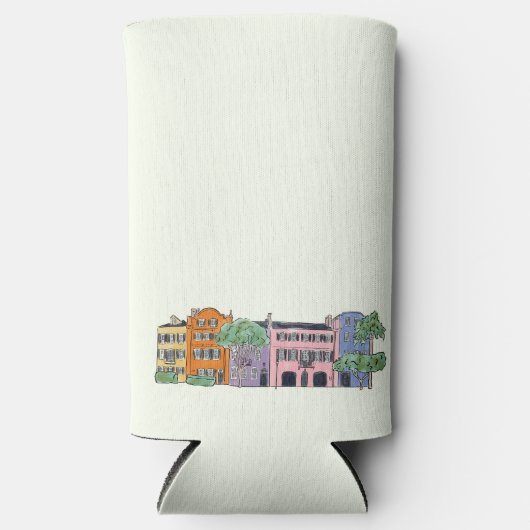 K & J Charleston, SC Wedding Tall Can Cooler Selters Dosenkühler (Vorderseite)