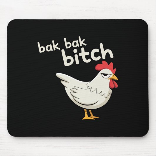K K typischer Hühnerklang  Mousepad (Vorne)