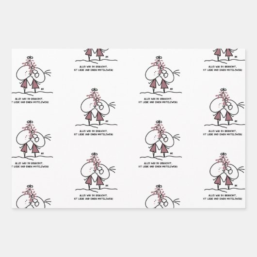 K&K Xmas  Geschenkpapier Set (Vorderseite)