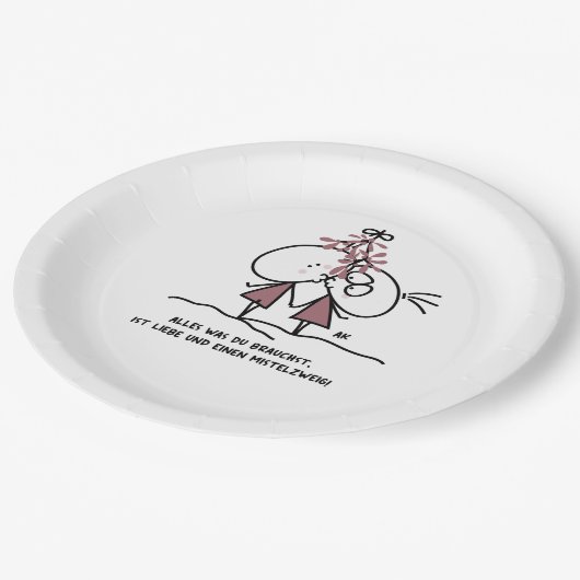 K&K Xmas Pappteller (Schrägansicht)