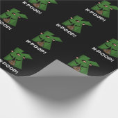 K-kack Funny K-Pop Poo Pun Dark BG Geschenkpapier (Ecke)