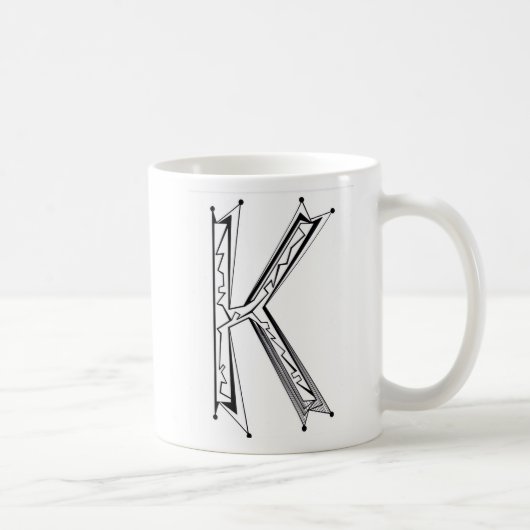 "K " KAFFEETASSE (Rechts)
