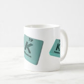K-Kalium Kaffeetasse (VorderseiteRechts)