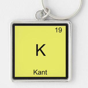K - Kant Funny Element Chemistry Symbol Tee Schlüsselanhänger