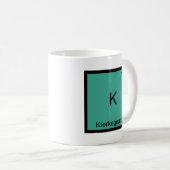 K - Kierkegaard lustiges Kaffeetasse (VorderseiteRechts)