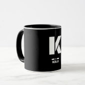 K(Kilo) NATO Phonetischer Alphabet & Morse Code Tasse (Vorderseite Links)