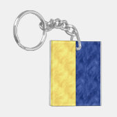 K Kilo Wasserfarbe Wassersignal Seeflagge Schlüsselanhänger (Vorderseite links)