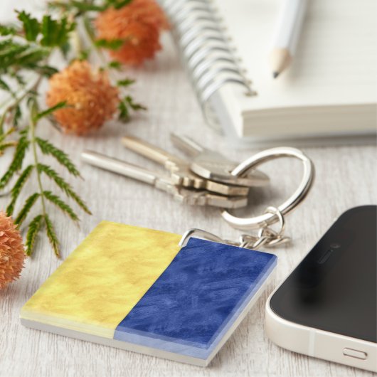 K Kilo Wasserfarbe Wassersignal Seeflagge Schlüsselanhänger (Vorderseite rechts)