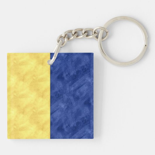 K Kilo Wasserfarbe Wassersignal Seeflagge Schlüsselanhänger (Rückseite)