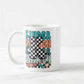 K Kindergarten Teacher Checkered Back To School Ki Kaffeetasse (Links)