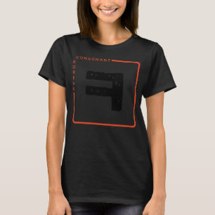 K Kultur Koreanisches Alphabet Hangul Konsonant 10 T-Shirt