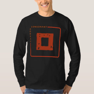 K-Kultur Koreanisches Alphabet Hangul Konsonant 29 T-Shirt