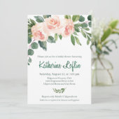 K L Bridal Dusche Einladung (Stehend Vorderseite)