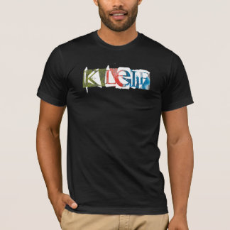 K LEIF multiclr Briefmarkendruck T-Shirt