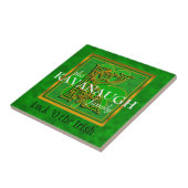 K "Luck of the Irish" Family Custom Monogram Tile Fliese (Seite)