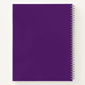 K - Mondmonogramm Notizblock (Rückseite)