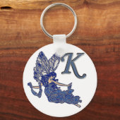 K Monogram Angel Schlüsselanhänger (Vorderseite)