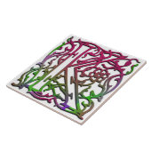 K Monogram "Besque Garden" Keramik Tile Fliese (Seite)