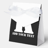 K Monogram Classic Trendy Custom Wedding Templa Geschenkschachtel (Vorderseite)