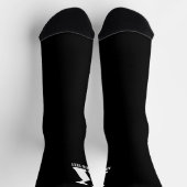 K Monogram Classic Trendy Custom Wedding Templa Socken (Oben)