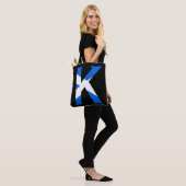 K Monogram overlaid on Scottish Flag stcnt Tasche (Am Model)