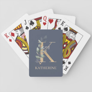 K Monogram Personalisiert Playing Cards Spielkarten