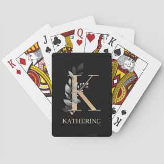 K Monogram Personalisiert Playing Cards Spielkarten