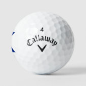K Monogram überlagert sich auf UniJack Flag css gb Golfball (Logo)