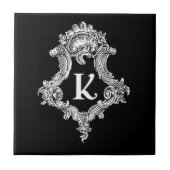 K Monogramm Fliese (Vorderseite)