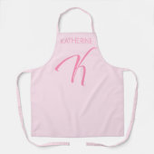 K Monogramm Personalisiert Schürze (Vorderseite)