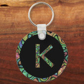 K Monogramm Schlüsselanhänger (Vorderseite)