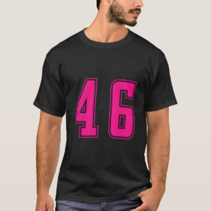 K Nummer 46 Team Junior Sports Nummern Uniform T-Shirt