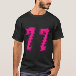 K Nummer 77 Junior-Sport-Junior-Mannschaft T-Shirt