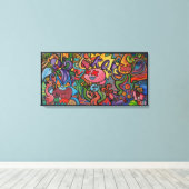 K.O. By Squid Fear City (2.5) Leinwanddruck (Insitu (Holzboden))