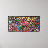 K.O. By Squid Fear City (2.5) Leinwanddruck (Vorderseite)