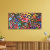 K.O. By Squid Fear City (2.5) Leinwanddruck (Insitu (Wohnzimmer))