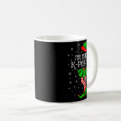 K-p Elf Christmas Matching Family Women Girls Elf Kaffeetasse (VorderseiteRechts)