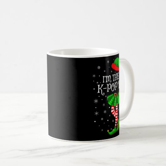 K-p Elf Christmas Matching Family Women Girls Elf Kaffeetasse (VorderseiteRechts)