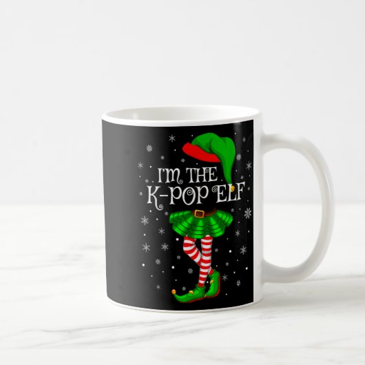 K-p Elf Christmas Matching Family Women Girls Elf Kaffeetasse (Rechts)
