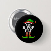 K-p Elf Matching Family Group Christmas Party Pyja Button (Vorne & Hinten)