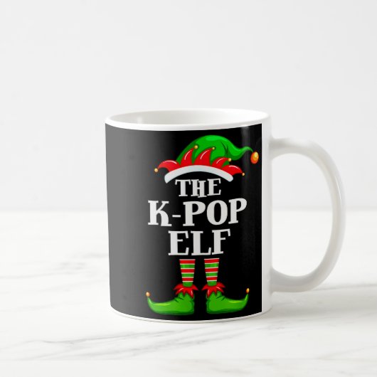 K-p Elf Matching Family Group Christmas Party Pyja Kaffeetasse (Rechts)