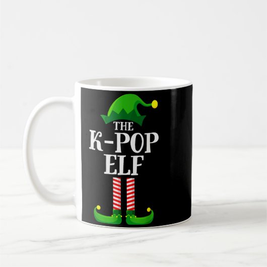 K-p Elf Matching Family Group Christmas Party Pyja Kaffeetasse (Links)