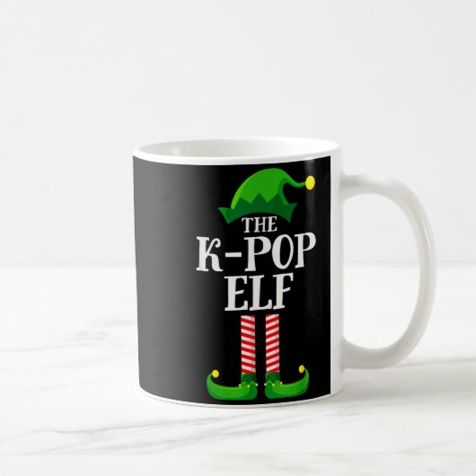 K-p Elf Matching Family Group Christmas Party Pyja Kaffeetasse (Rechts)