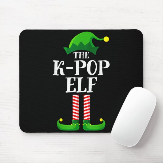 K-p Elf Matching Family Group Christmas Party Pyja Mousepad (Mit Mouse)