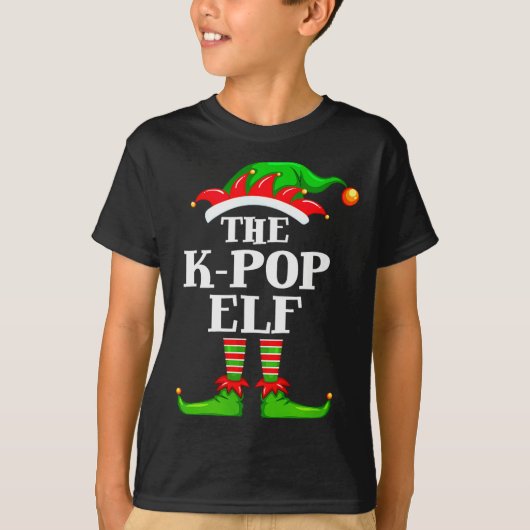 K-p Elf Matching Family Group Christmas Party Pyja T-Shirt (Vorderseite)